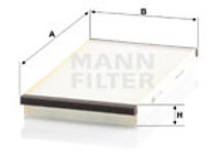 Filtru, aer habitaclu (CU3020 MANN-FILTER) FIAT