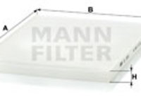 Filtru, aer habitaclu (CU3059 MANN-FILTER) OPEL,VAUXHALL