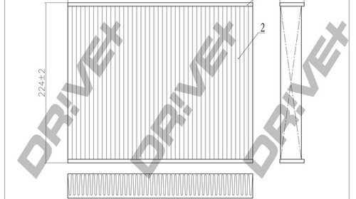 Filtru, aer habitaclu (DP1110120074 DRIVE) AU