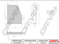 Filtru, aer habitaclu (DP1110120216 DRIVE) AUDI,SEAT,SKODA,VW