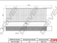 Filtru, aer habitaclu (DP1110120223 DRIVE) Citroen,DS,OPEL,PEUGEOT,TOYOTA,VAUXHALL