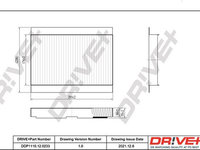 Filtru, aer habitaclu Dr!ve+ DP1110.12.0233