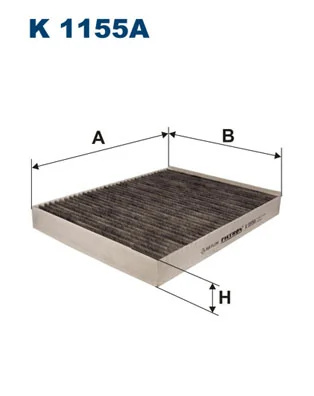 Filtru aer habitaclu Filtron VW MULTIVAN T5 (7HM, 7HN, 7HF, 7EF, 7EM, 7EN) 2003-2015 - K 1155A