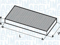 Filtru, aer habitaclu FORD TRANSIT caroserie (FA) (2000 - 2006) MAGNETI MARELLI 350203061720 piesa NOUA