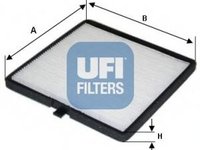 Filtru, aer habitaclu KIA MORNING (BA), HYUNDAI i10 (PA), KIA MORNING (TA) - UFI 53.116.00