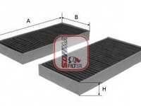 Filtru, aer habitaclu MERCEDES-BENZ M-CLASS (W164), MERCEDES-BENZ R-CLASS (W251, V251), MERCEDES-BENZ GL-CLASS (X164) - SOFIMA S 4215 CA