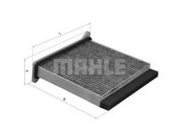 Filtru, aer habitaclu MITSUBISHI GRANDIS (NA_W) (2003 - 2020) MAHLE ORIGINAL LAK 485