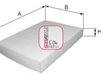 Filtru, aer habitaclu MITSUBISHI LANCER Limuzina (CY, CZ) (2007 - 2016) SOFIMA S 3218 C piesa NOUA