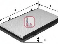 Filtru, aer habitaclu NISSAN PRIMASTAR caroserie (X83) (2002 - 2016) SOFIMA S 3131 C piesa NOUA