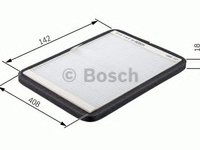 Filtru, aer habitaclu OPEL CORSA B (73, 78, 79) (1993 - 2002) BOSCH 1 987 432 010 piesa NOUA