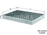 Filtru, aer habitaclu SSANGYONG MUSSO (FJ), MERCEDES-BENZ CL-CLASS cupe (C215), MERCEDES-BENZ S-CLASS limuzina (W221) - KNECHT LAK 292/S