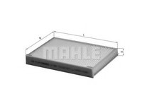 Filtru, aer habitaclu VOLVO XC90 I combi, VOLVO S80 II limuzina (AS), LAND ROVER LR2 (FA_) - MAHLE ORIGINAL LA 387