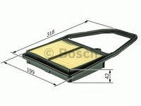 Filtru aer HONDA FR-V (BE) (2004 - 2016) Bosch 1 457 433 322