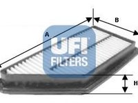 Filtru aer HONDA PRELUDE Mk IV (BB), HONDA PRELUDE Mk V (BB) - UFI 30.237.00