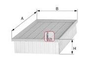 Filtru aer LAND ROVER DISCOVERY Mk II (LJ, LT) (1998 - 2004) SOFIMA S 1102 A