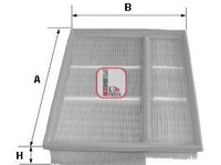 Filtru aer MERCEDES C-CLASS (W202) (1993 - 2000) SOFIMA S 6720 A