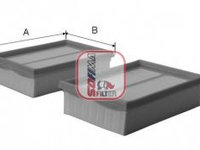 Filtru aer MERCEDES SLK (R171) (2004 - 2011) SOFIMA S 3531 A
