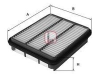 Filtru aer MITSUBISHI GALANT Mk VI (EA_) (1996 - 2004) SOFIMA S 3169 A