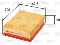 Filtru aer PEUGEOT 206 CC 2D VALEO 585006