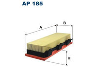 Filtru aer Renault Clio 2 (Bb, Cb), 03.1998-12.2016, Clio 2 Box / Liftback (Sb0/1/2), 09.1998-, Kangoo (Kc0/1), 08.1997-, Kangoo Express (Fc0/1), 08.1997-, FILTRON AP185