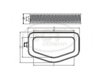 Filtru aer ROVER 100 METRO XP SCT GERMANY SB2022