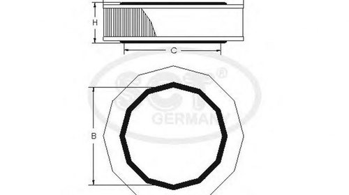 Filtru aer ROVER 200 hatchback XW SCT GERMANY