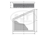 Filtru aer SB 097 SCT GERMANY pentru Mazda Eunos Mazda Xedos