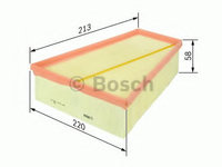 Filtru aer SEAT IBIZA V SPORTCOUPE (6J1, 6P5) (2008 - 2016) Bosch 1 457 433 532
