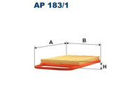 Filtru aer Skoda Fabia 1 (6y2), 08.1999-03.2008, Fabia 1 Estate (6y5), 04.2000-12.2007, Fabia 1 Praktik (6y5), 01.2000-12.2007, Fabia 1 Saloon (6y3), 10.1999-12.2007, Volkswagen Polo (9n), 10.2001-10.2014, FILTRON AP1831