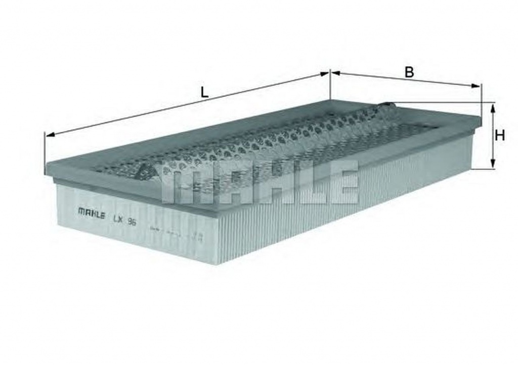 Filtru aer SSANGYONG RODIUS MAHLE ORIGINAL LX96