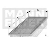 Filtru aer TOYOTA AYGO (PAB4_, KGB4_) (2014 - 2016) MANN-FILTER C 24 120