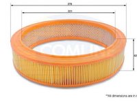 Filtru aer VW CADDY II caroserie 9K9A COMLINE EAF013