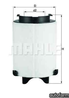 Filtru aer VW EOS 1F7 1F8 KNECHT LX 1566/1