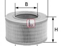 Filtru aer VW POLO 6N1 SOFIMA S3381A