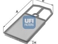 Filtru aer VW POLO limuzina (6KV2), SEAT INCA (6K9), SEAT AROSA (6H) - UFI 30.184.00