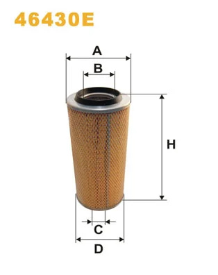 Filtru aer WIX Filters MULTICAR M26 1992-2002 - 46