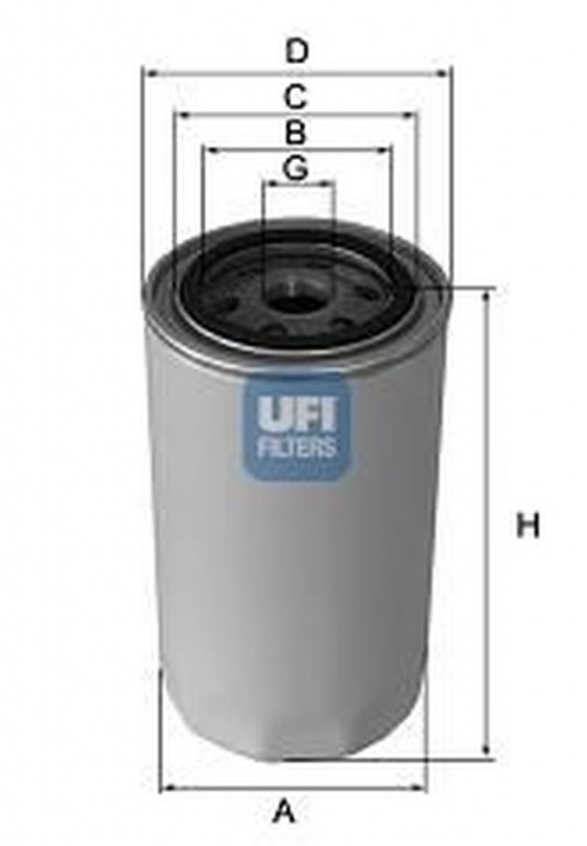 Filtru agent frigorific IVECO EuroTech MT UFI 2900100