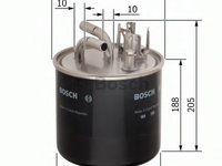 Filtru combustibil 0 450 906 459 BOSCH pentru Audi A6