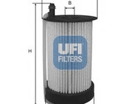 Filtru combustibil 26 031 00 UFI pentru Skoda Laura Skoda Octavia Vw Tiguan Skoda Superb