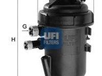 Filtru combustibil 55 125 00 UFI pentru Opel Astra Opel Signum Opel Vectra