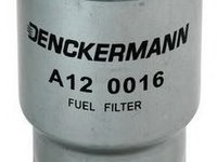 Filtru combustibil A120016 DENCKERMANN pentru Toyota Hiace Toyota Avensis Toyota Ipsum Toyota Picnic Mazda 323 Mazda Etude Mazda Familia Toyota Hilux Toyota Tacoma Mazda 626 Mazda Capella Mazda Premacy Toyota Corolla Toyota Verso Toyota Rav Toyota Fu