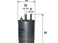 Filtru combustibil ALFA ROMEO GIULIETTA 940 FILTRON PP9663