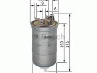 Filtru combustibil AUDI 80 (81, 85, B2) (1978 - 1986) BOSCH 0 450 906 267