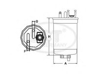 Filtru combustibil AUDI A3 8L1 SCT GERMANY ST775