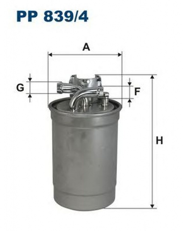 Filtru combustibil AUDI A4 8D2 B5 FILTRON PP8394