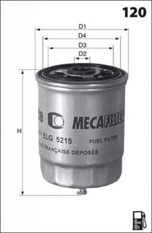 Filtru combustibil AUDI A4 8D2 B5 LUCAS FILTERS LFDS125