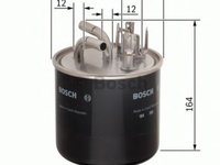 Filtru combustibil AUDI A4 8E2 B6 BOSCH 0986450509