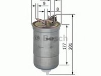 Filtru combustibil AUDI A4 Avant 8E5 B6 BOSCH 0450906374