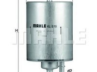 Filtru combustibil AUDI A4 Avant 8ED B7 KNECHT KL570