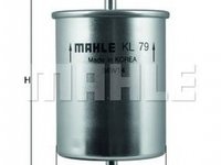 Filtru combustibil AUDI A4 Avant 8ED B7 MAHLE ORIGINAL KL79